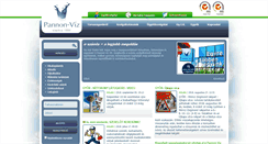 Desktop Screenshot of pannon-viz.hu